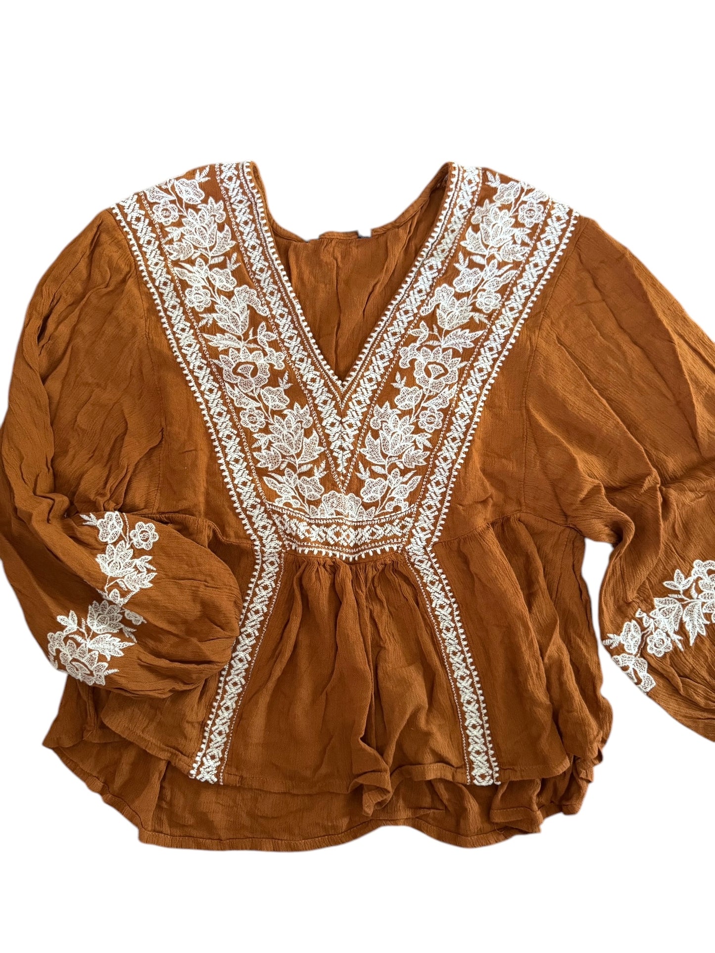 Am Eagle boho blouse sz S