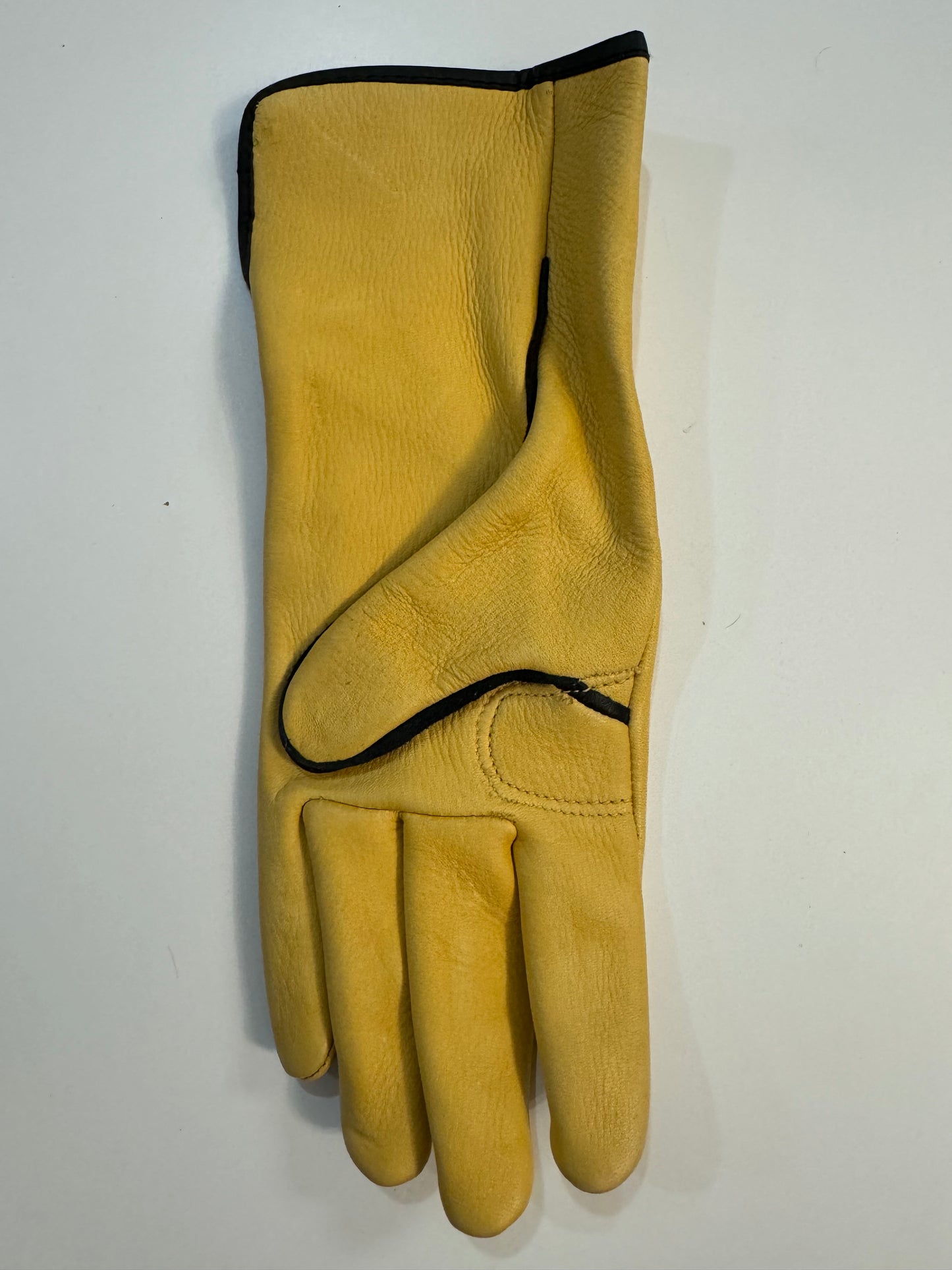 Deerskin bull riding glove left 7.5