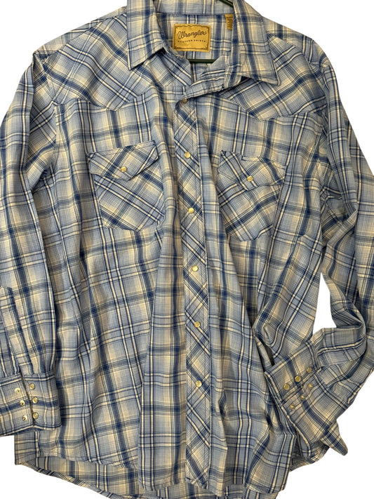 Wrangler pearl snap men’s sz 2XL