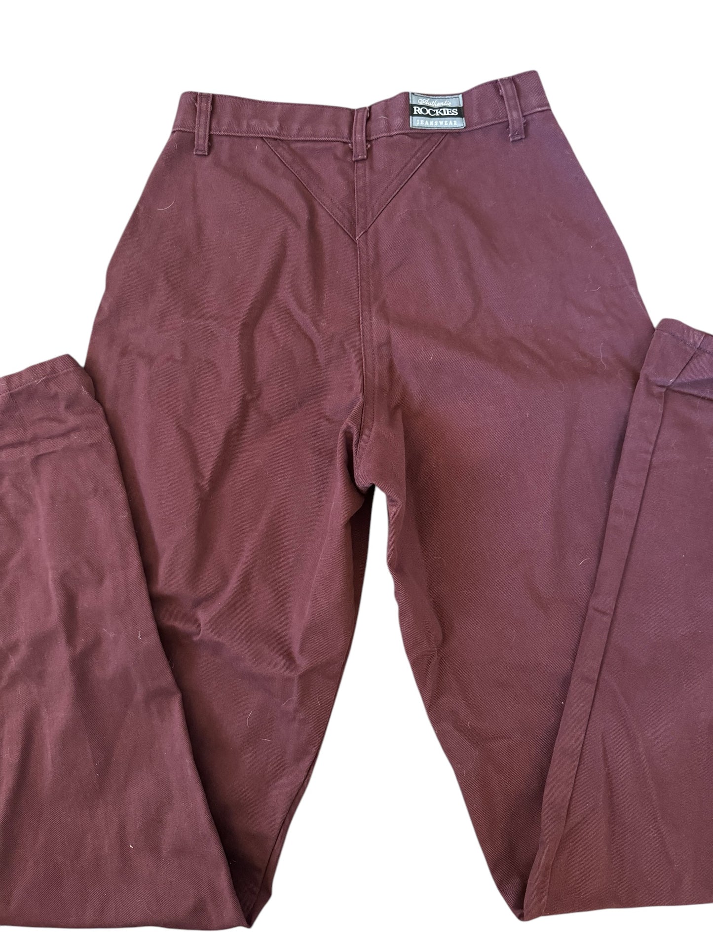 Vtg burgundy Rockies sz 7/8 XL