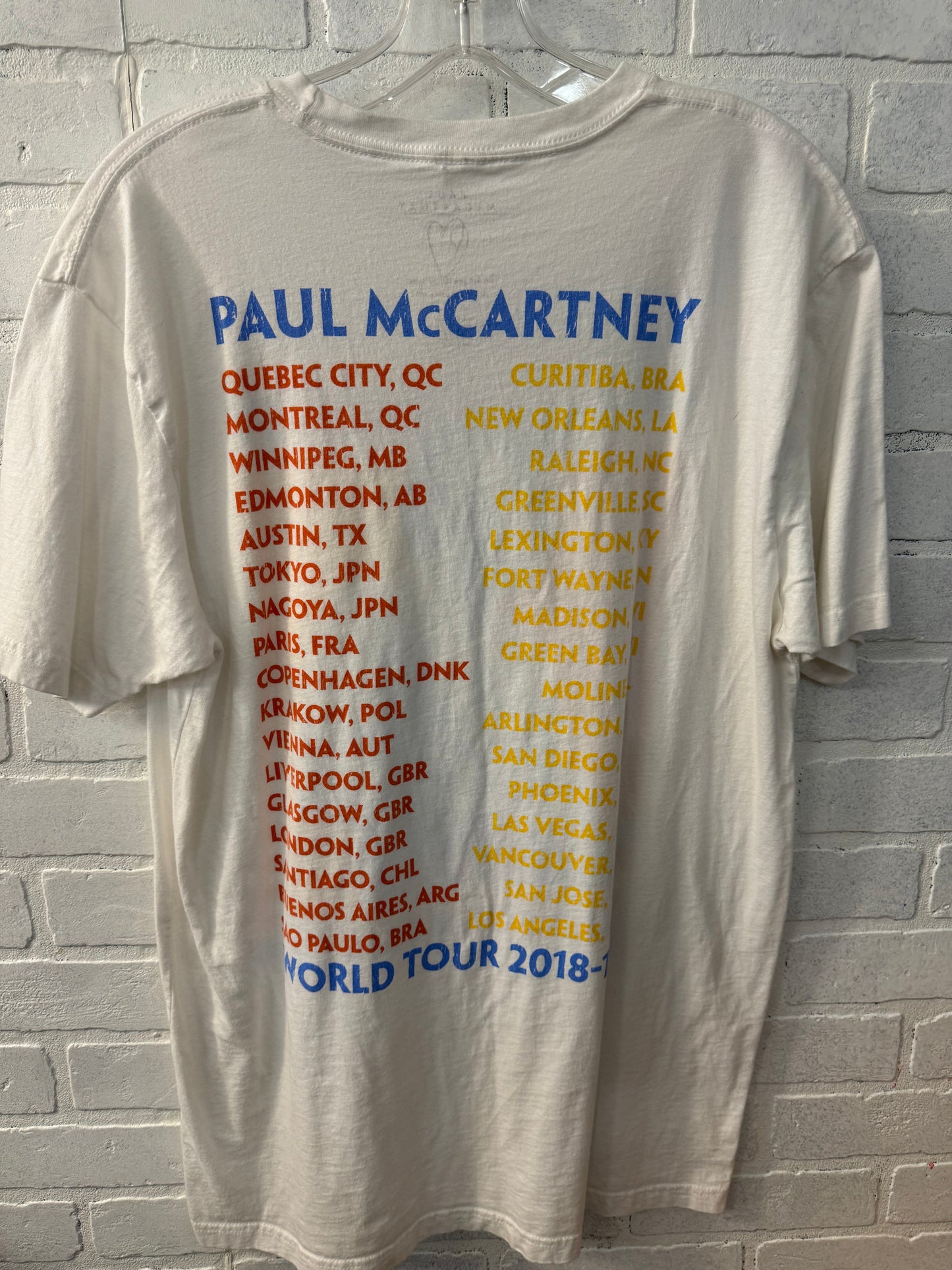 Paul McCartney Tour Shirt