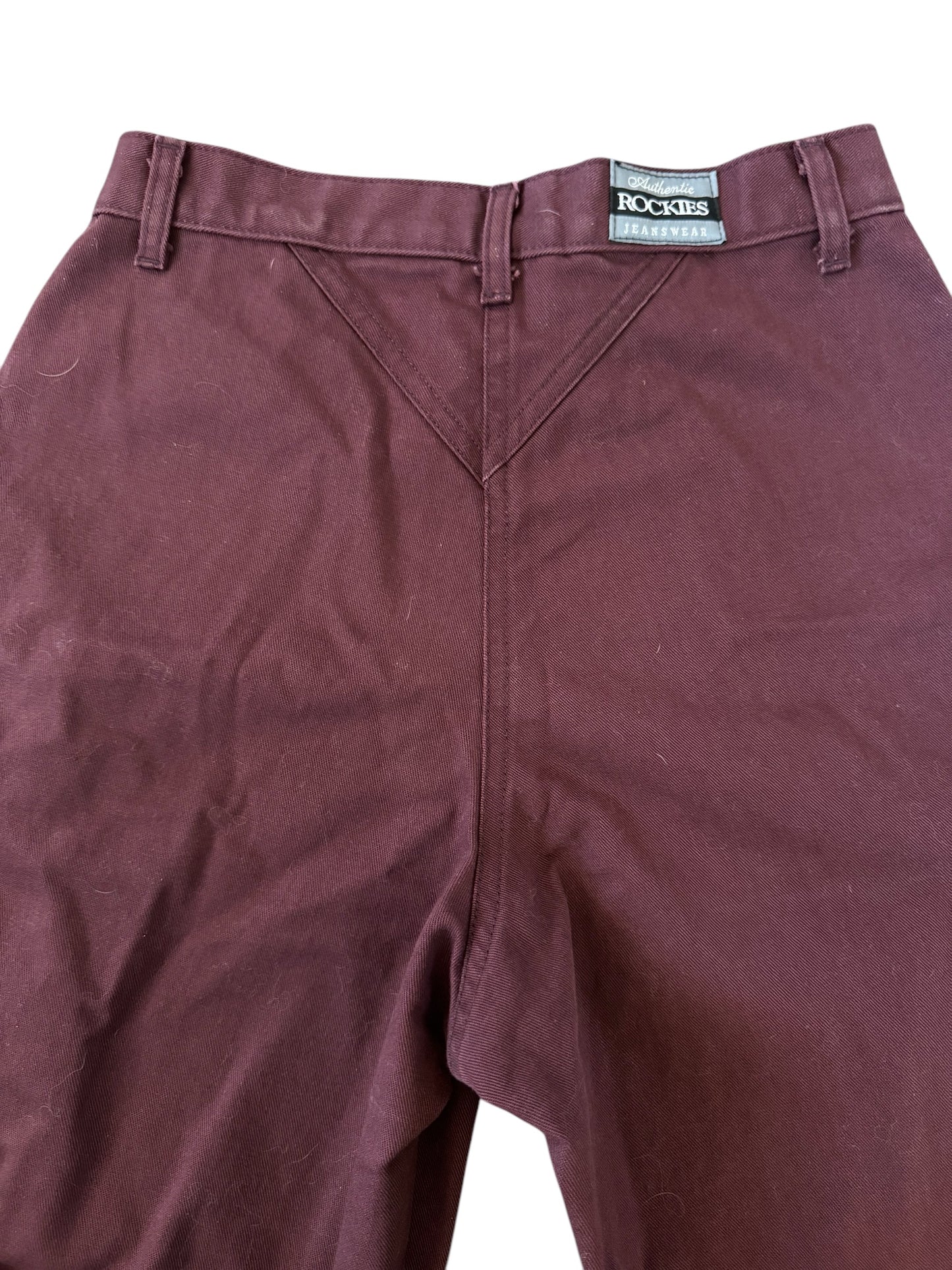 Vtg burgundy Rockies sz 7/8 XL