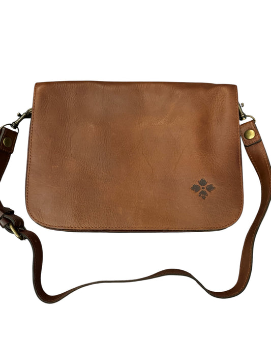 Patricia Nash brown leather shoulder bag