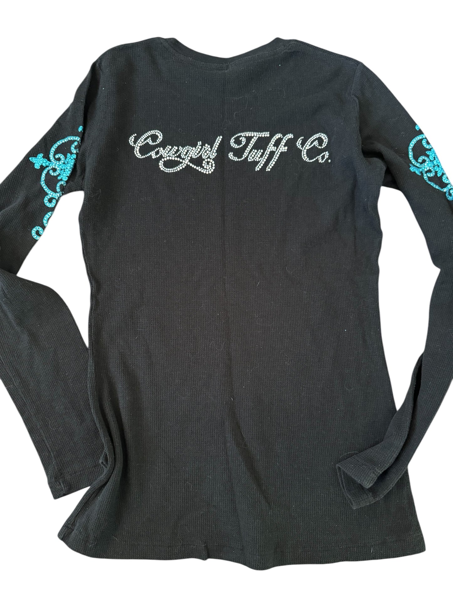 Cowgirl Tuff LS tee sz L