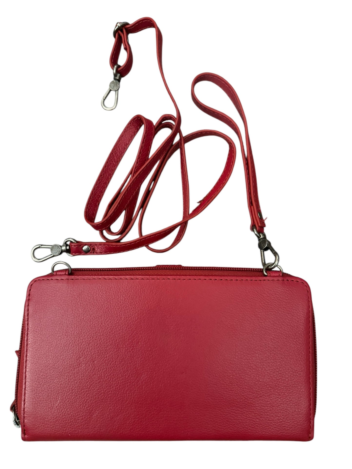 The Sak red crossbody wallet purse