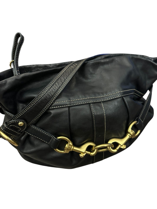 Black leather and Gold - Authentic Coach