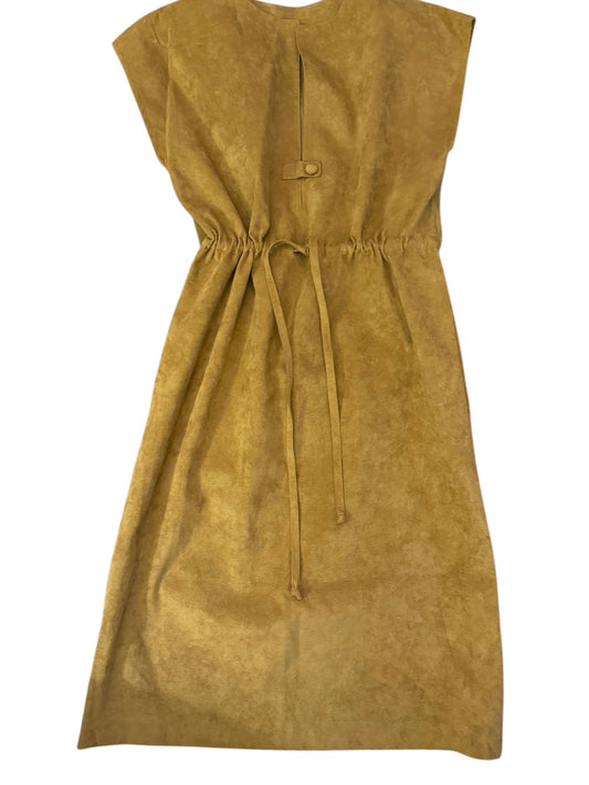 Vtg Faux Suede dress size S/M