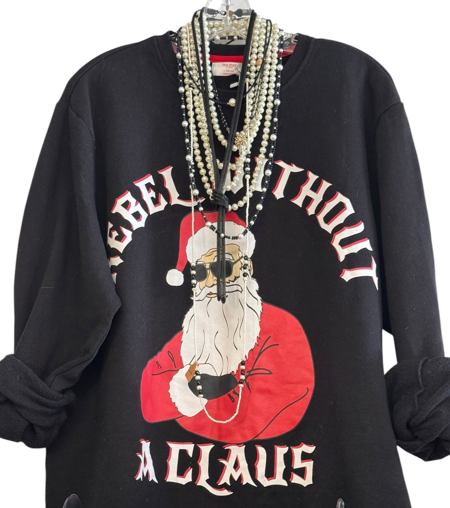 Xmas Sweatshirt Rebel Sz L