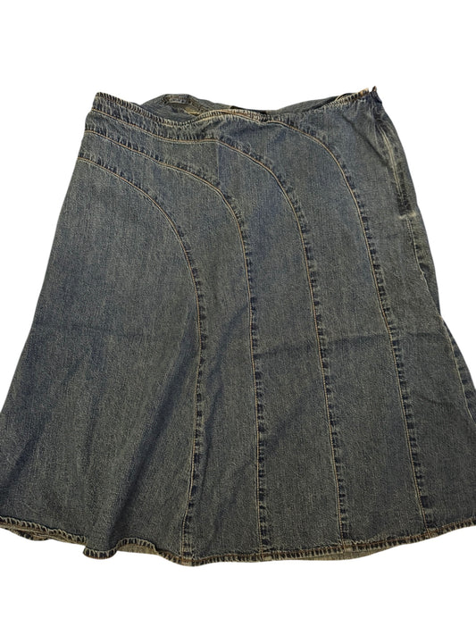 A-line vintage Jean skirt sz 12P