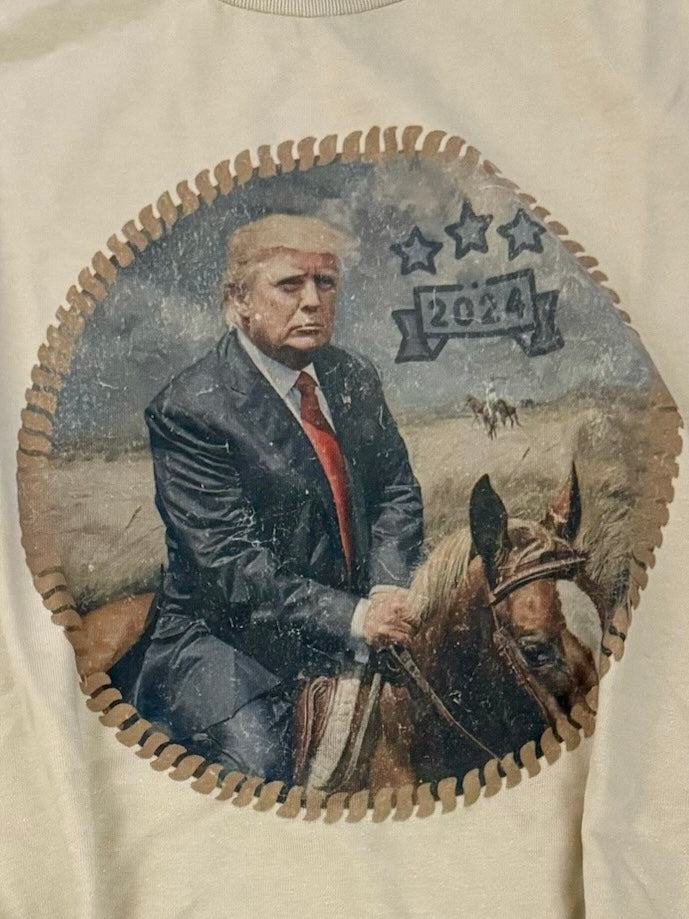 2024 Cowboy Trump tee sz M