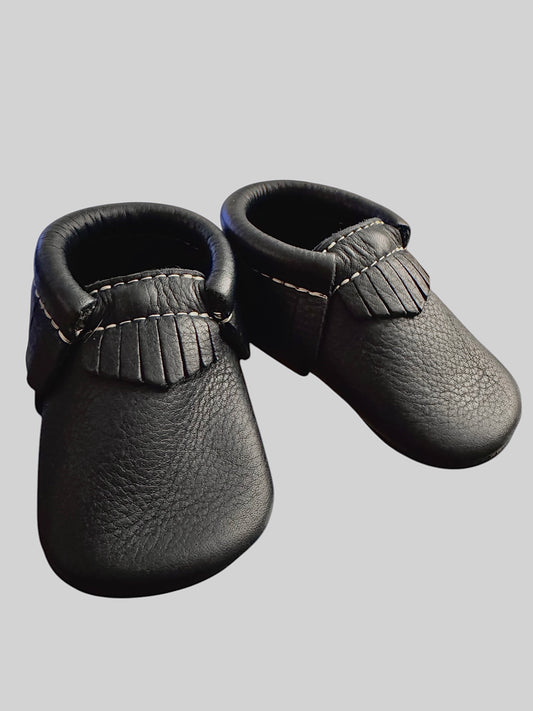 Freshly picked navy moccasins infant size 3