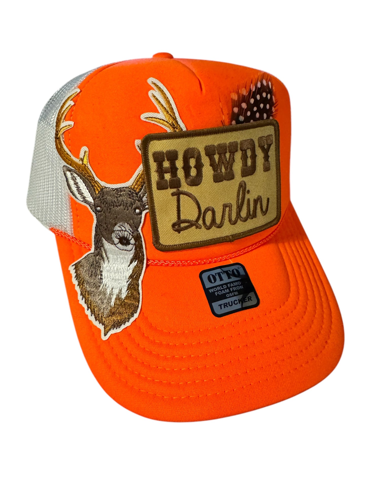 Blaze Orange Darlin Buck Hat