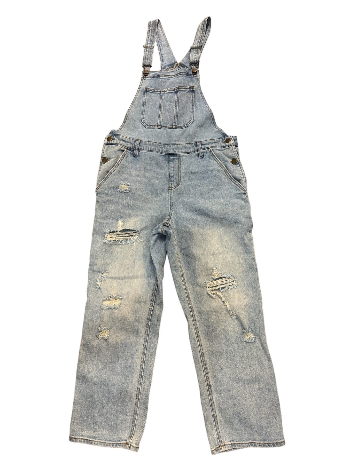 Wild Fable distressed overalls sz S