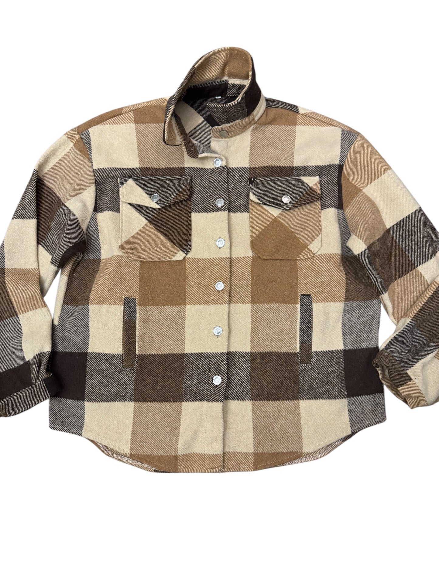 Plaid Shacket size sz L