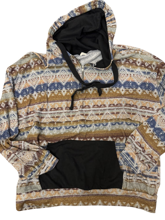 1/4 zip sweater/swtshrt pullover sz L