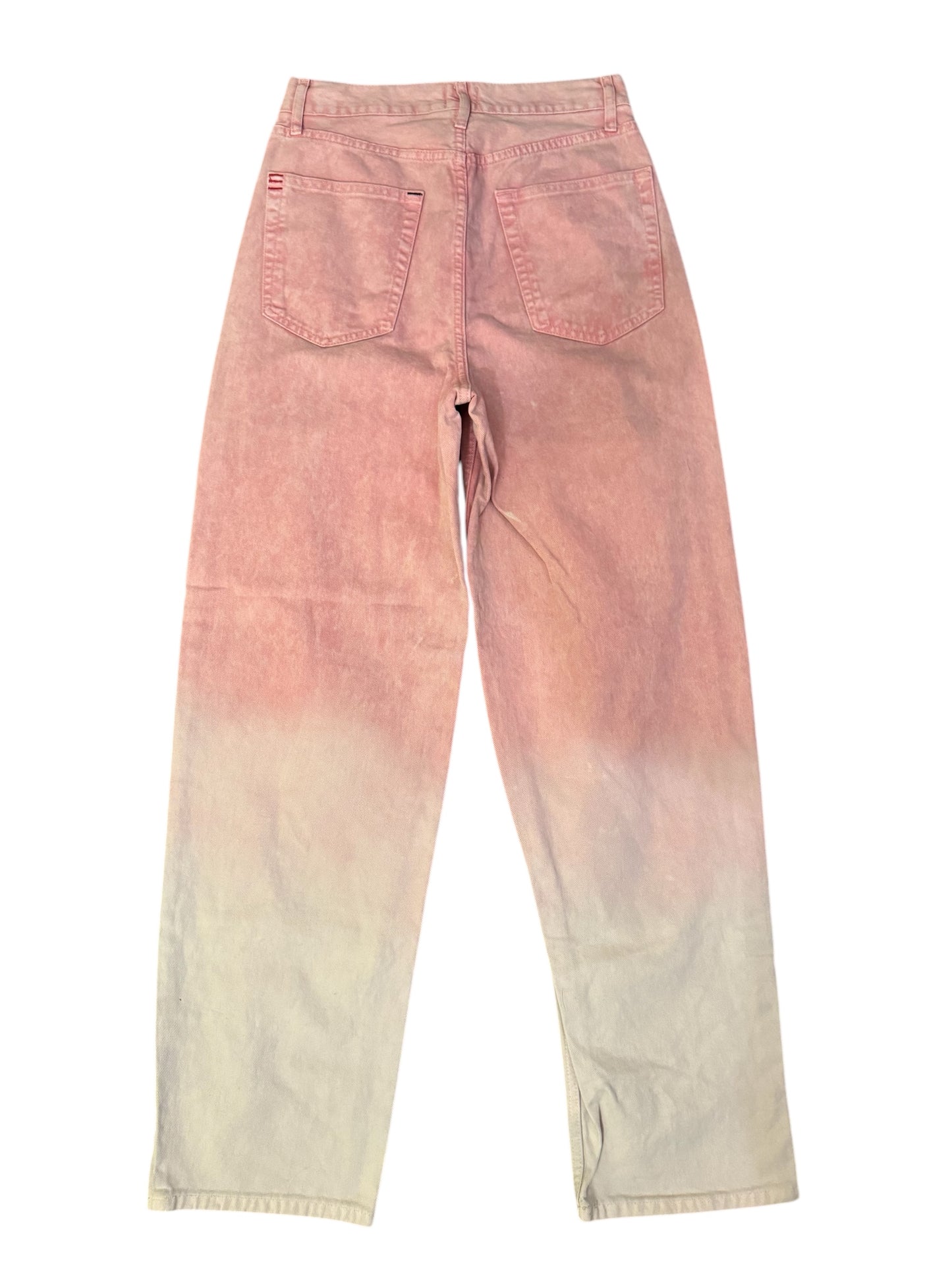 Pink ombré jeans size 28