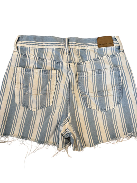 Am Eagle stripe Jean shorts 4