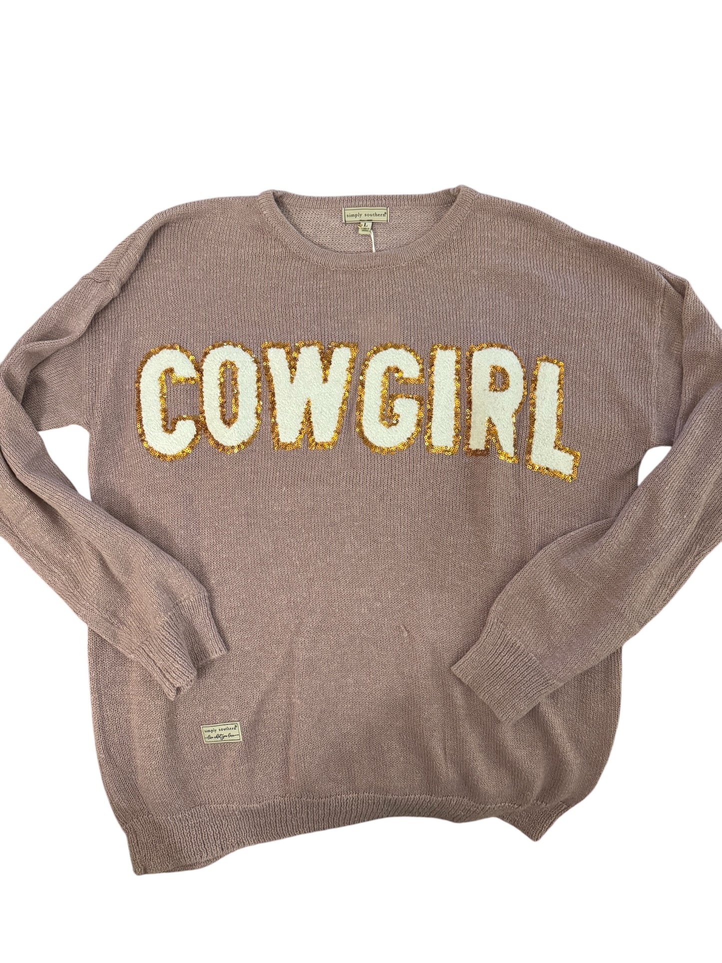 NWT “Cowgirl” sweater sz L