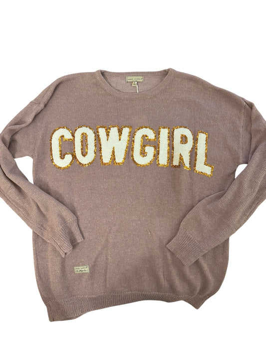 NWT “Cowgirl” sweater sz L