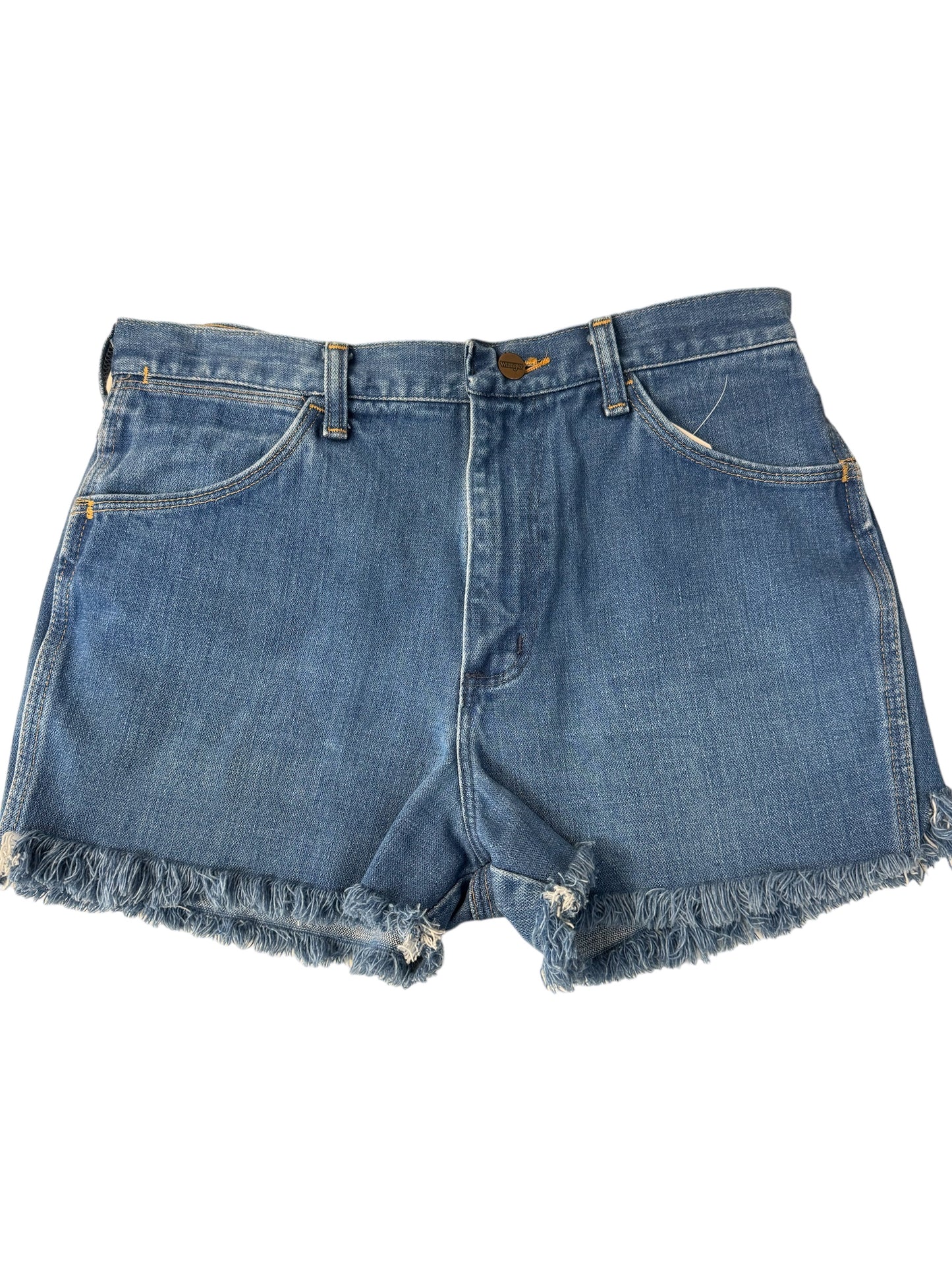 Wranglers cut-off Jean shorts size 34