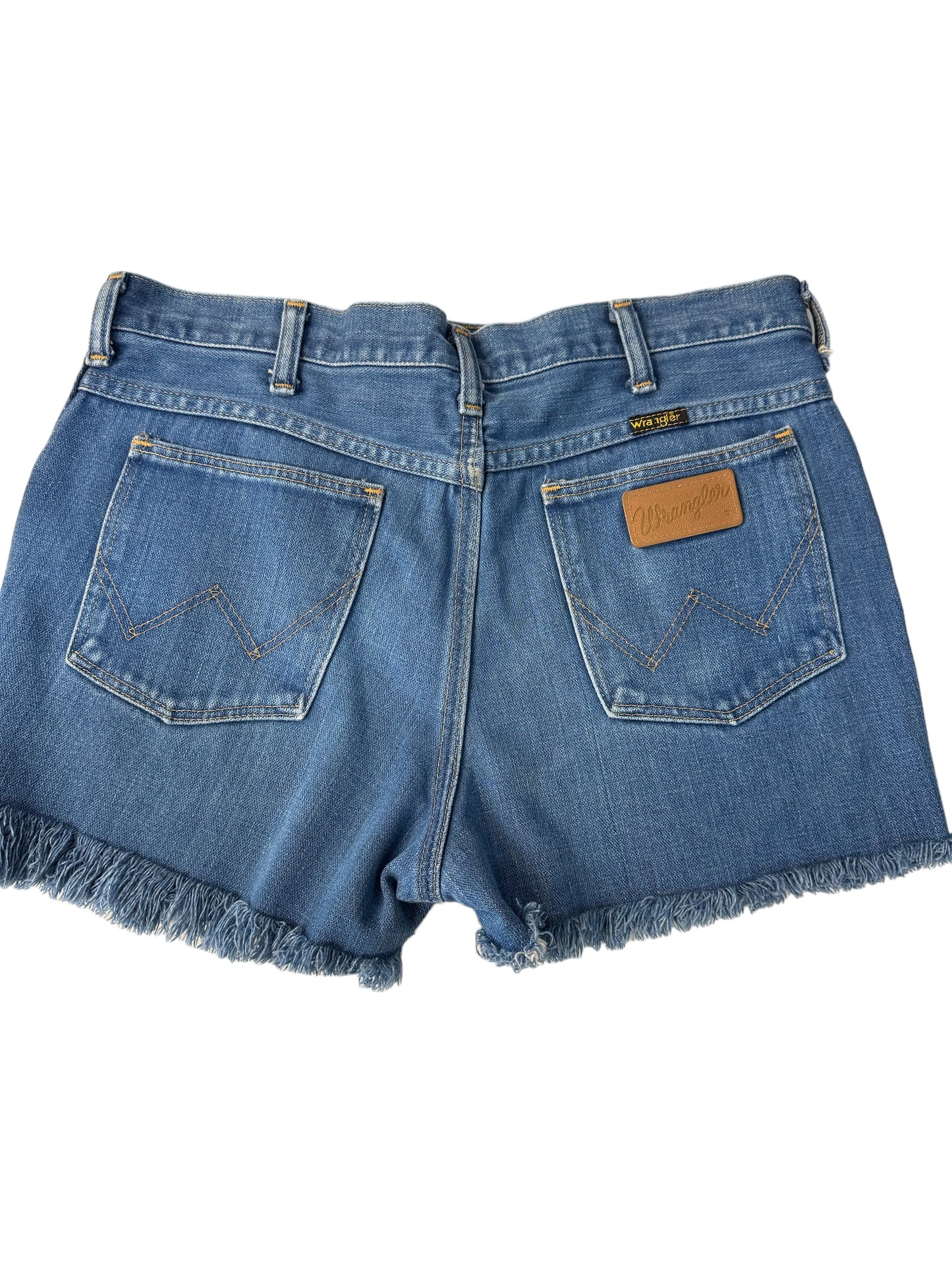 Wranglers cut-off Jean shorts size 34