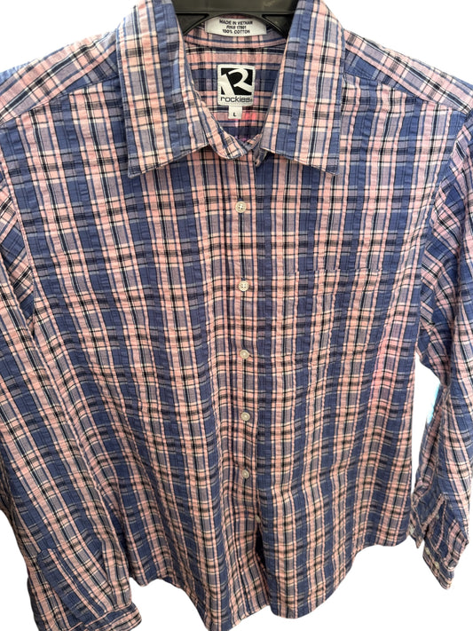 Vintage Rockies button up sz L