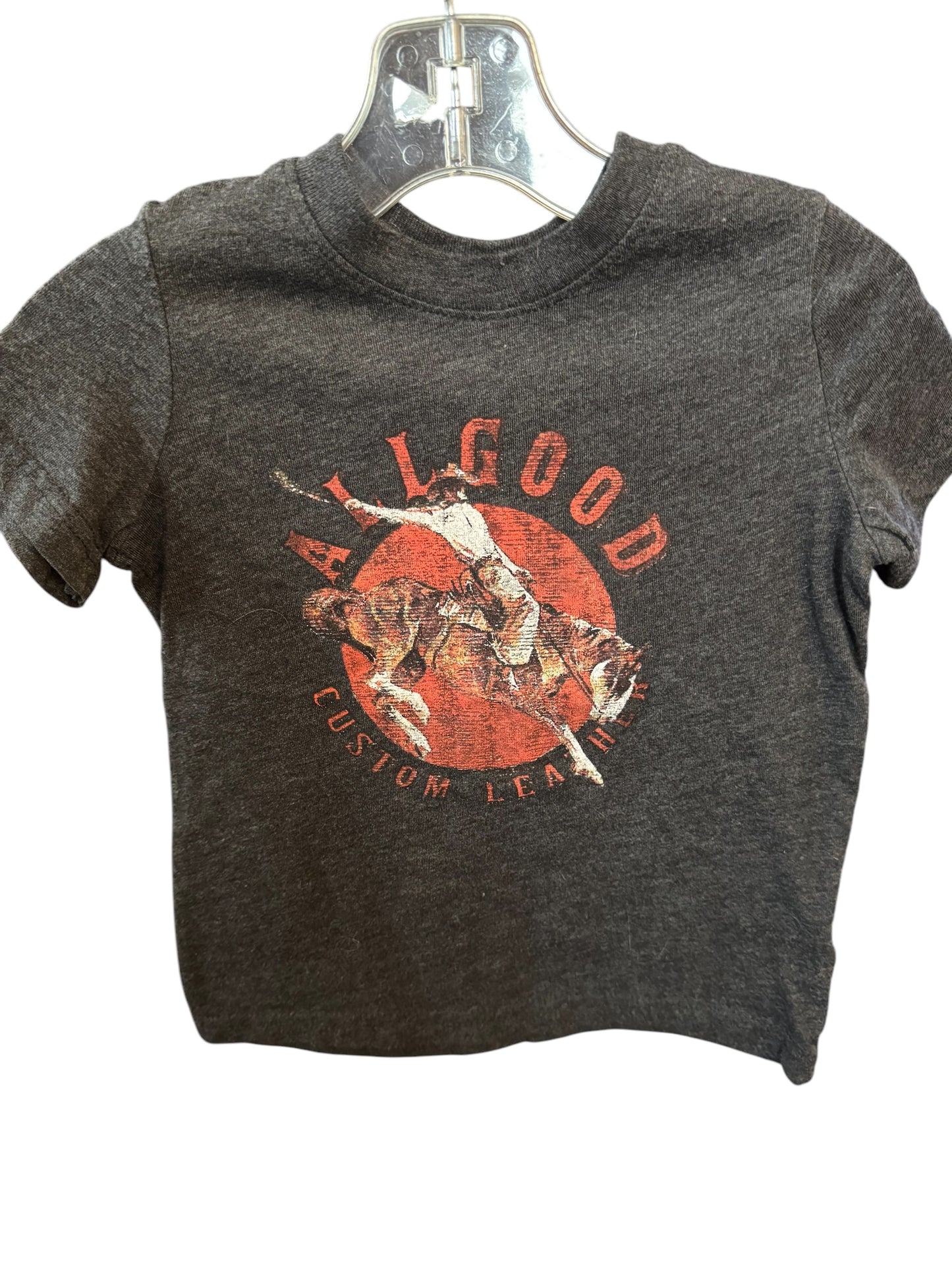 Allgood Custom Leather tee sz 2T