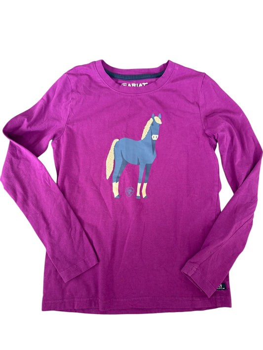 Ariat girls horse tee size small