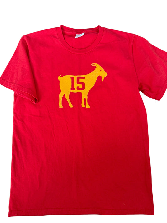 “The Goat” Mahomes tee kids sz lg 10/12