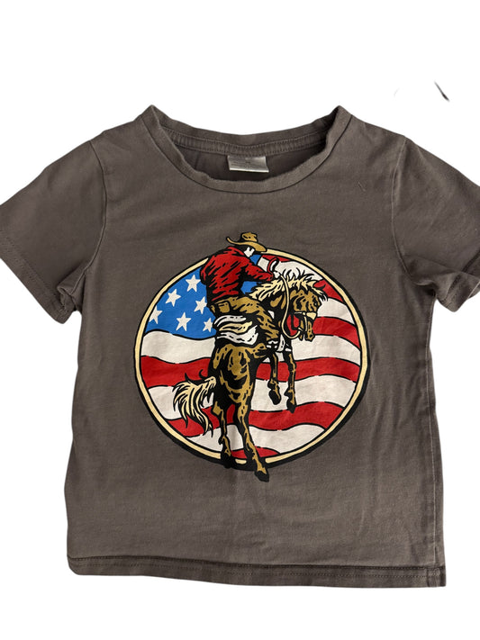 All-American Bronc tee sz 12-18m