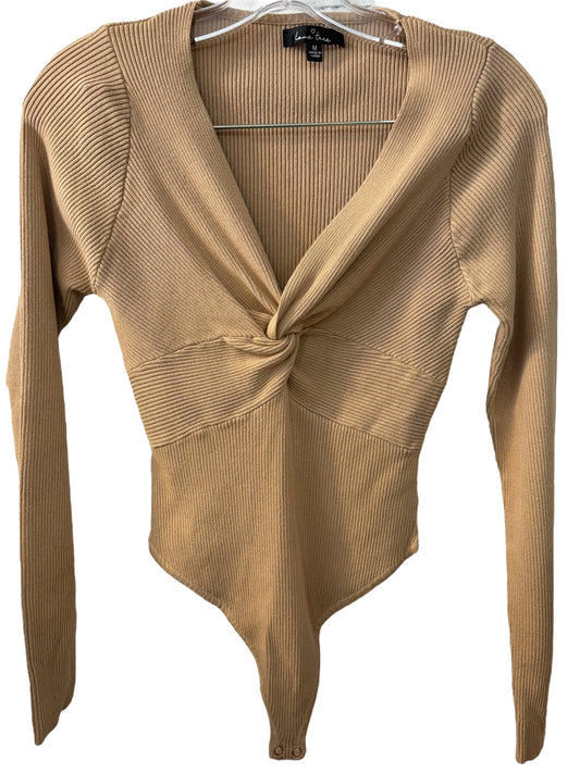 Love tree camel bodysuit sz M