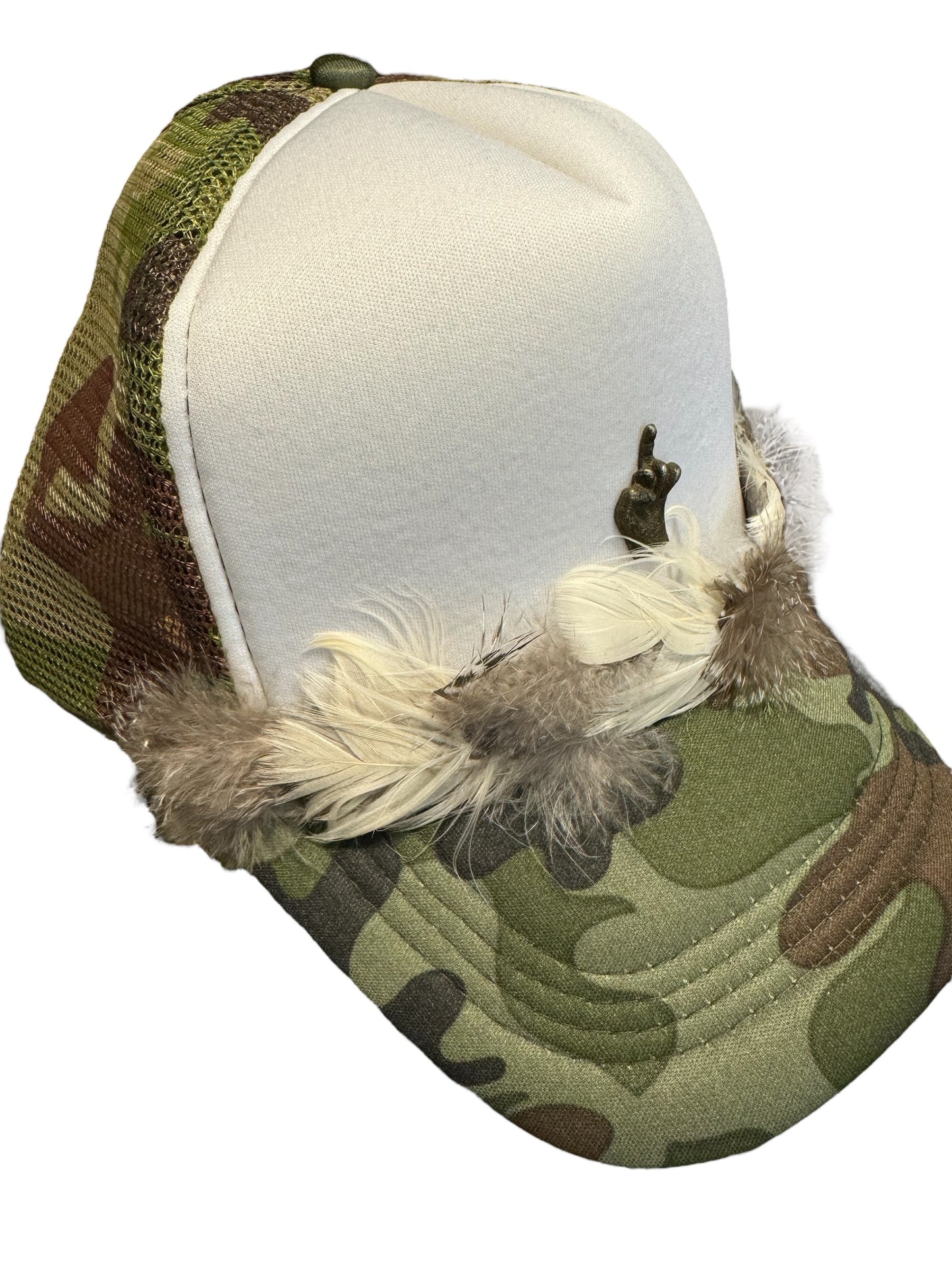 The “Camo Bird” trucker hat