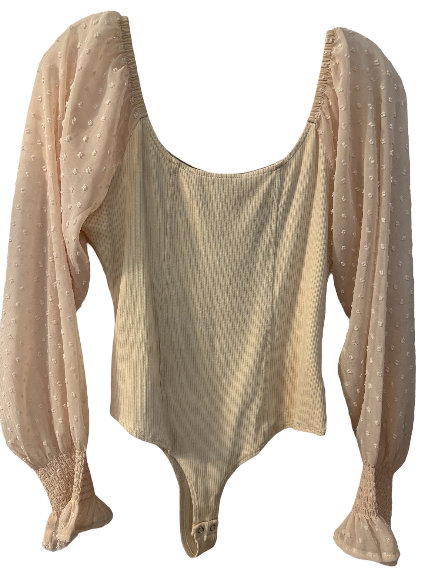 Beige bodysuit size L