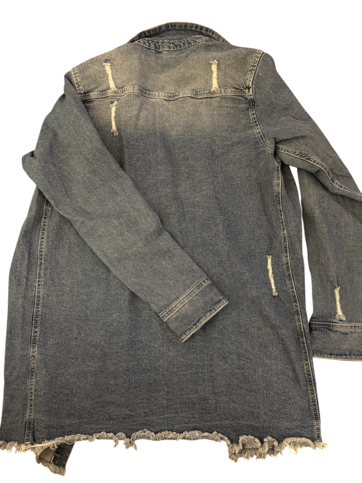 Denim “Shacket” Sz S