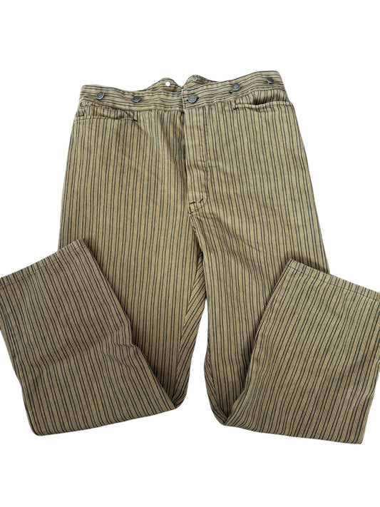 Vintage Frontier stripe pants sz 36