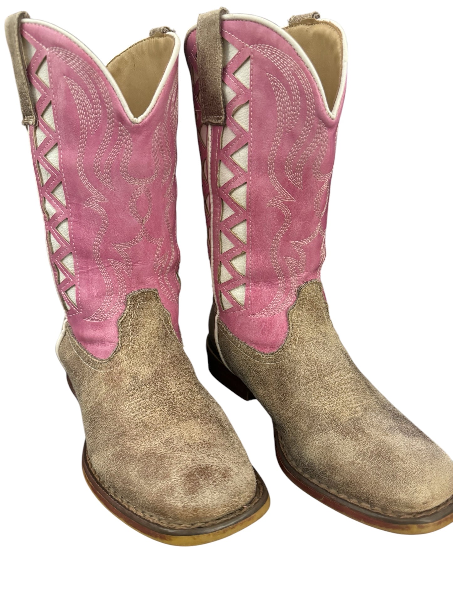 Kids sz 13 Roper boots pink