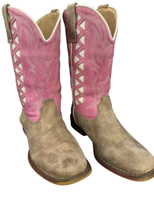 Kids sz 13 Roper boots pink