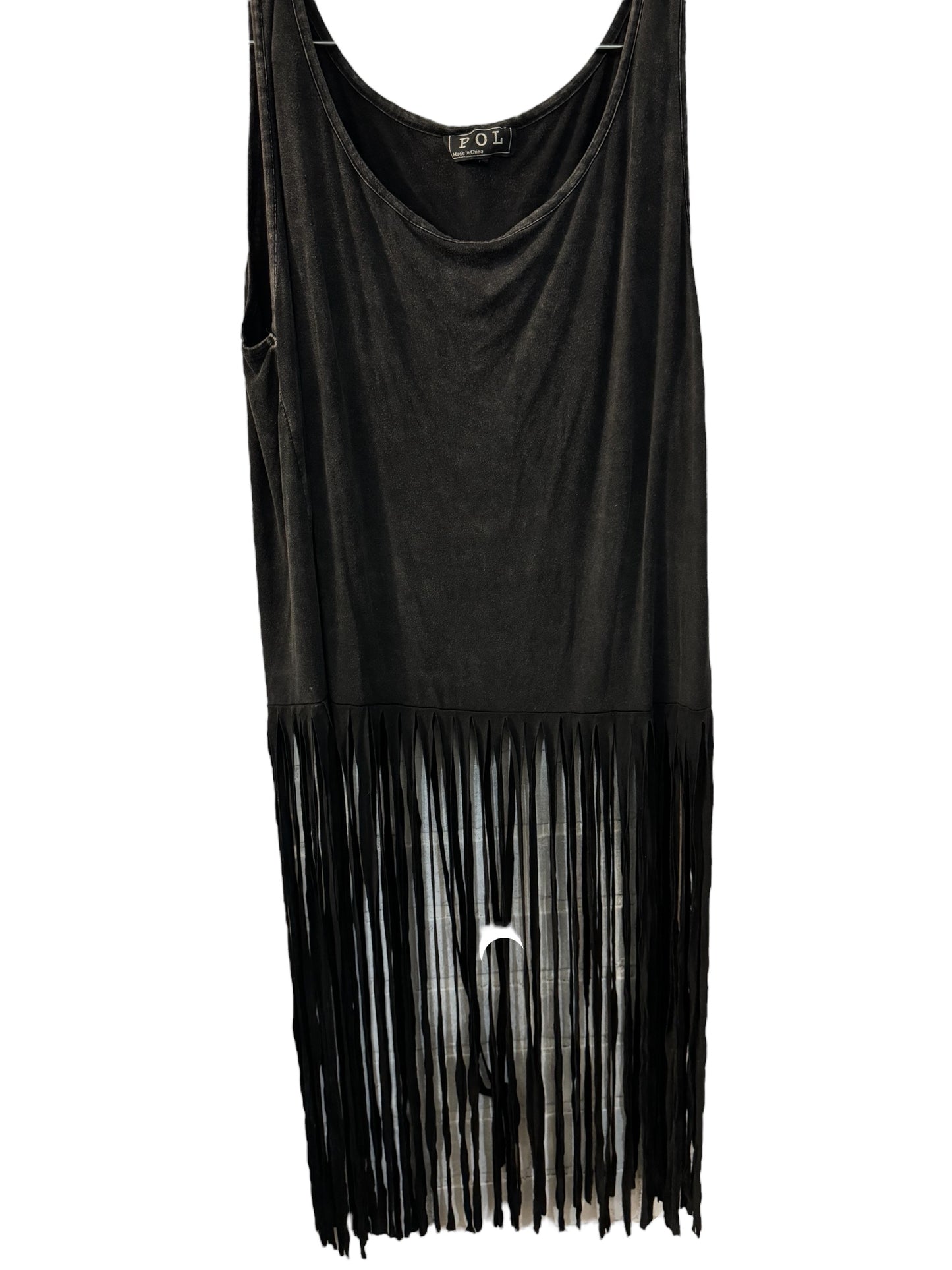 Long fringe tank sz L