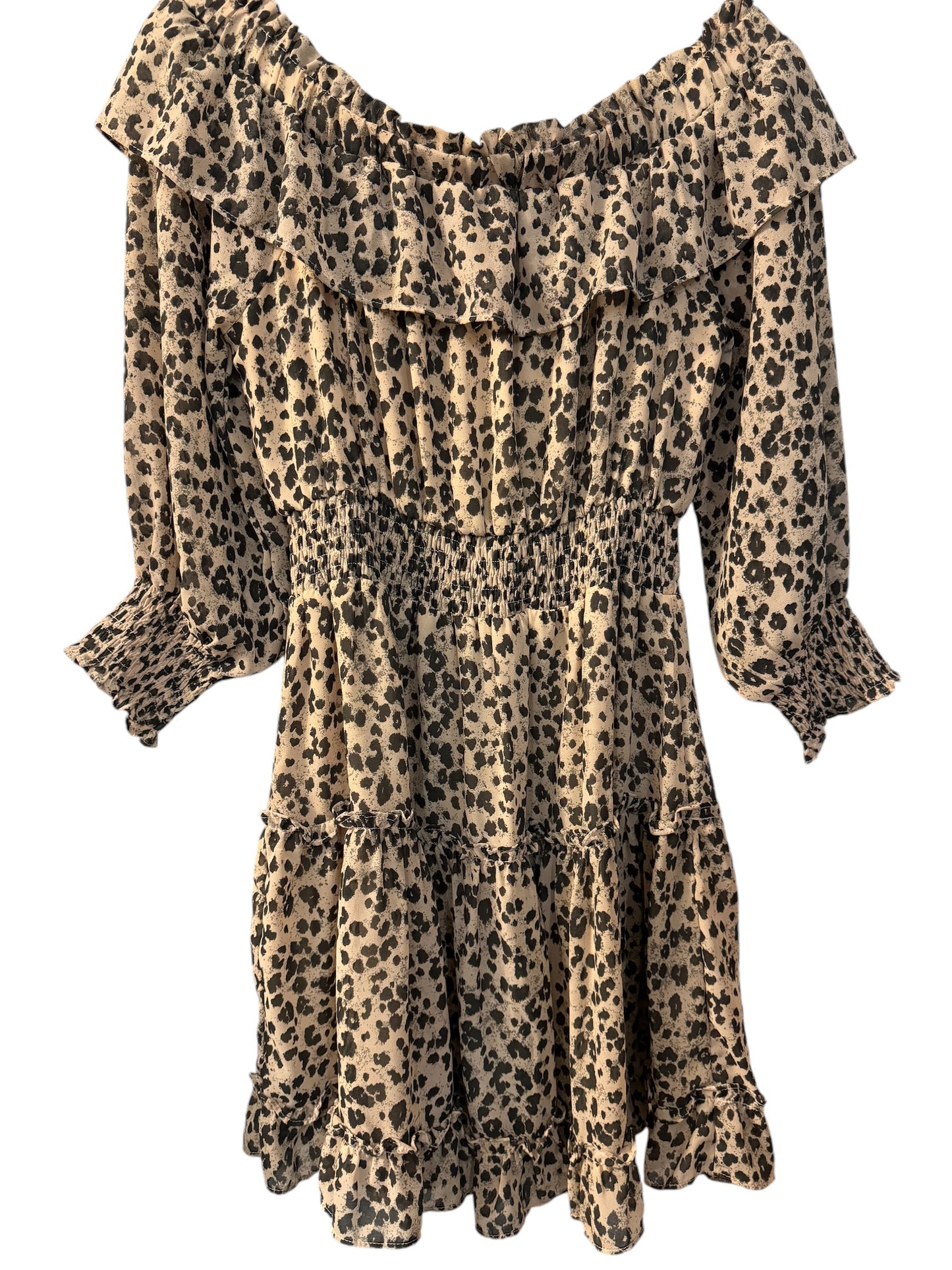 Leopard dress size Small