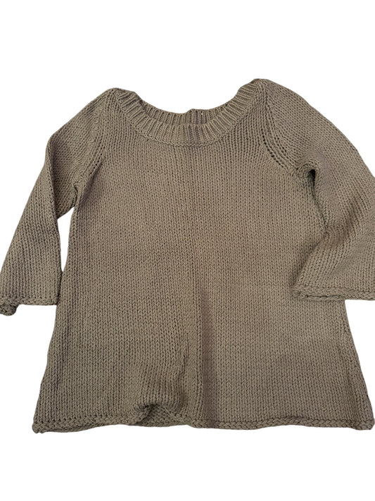 Chunky knit cotton sweater sz PL